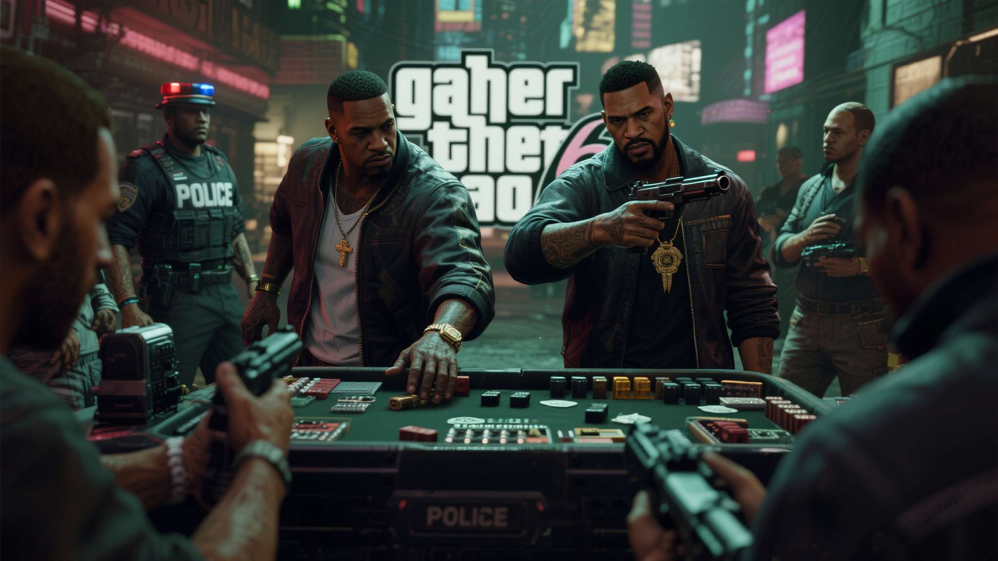 从目前泄露的信息来看，《GTA6》在抢劫玩法上的野心显而易见。双主角的同步配合机