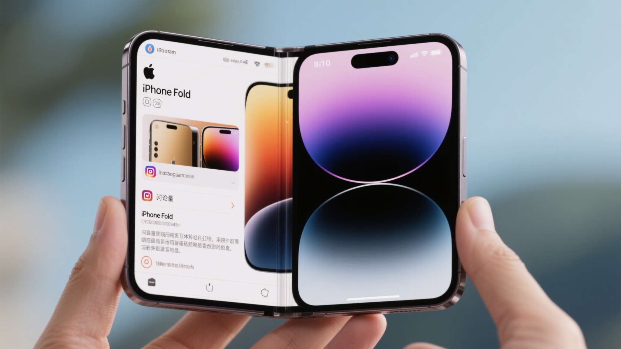 在社交媒体平台上，关于iPhone&nbsp;Fold的话题讨论量已持续走高。众多用户表示